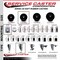 Service Caster 3.5'' Soft Rubber Wheel Swivel Top Plate Caster Set with 2 Posi Brakes, 4PK SCC-20S3514-SRS-2-PLB-2 - alternate 6